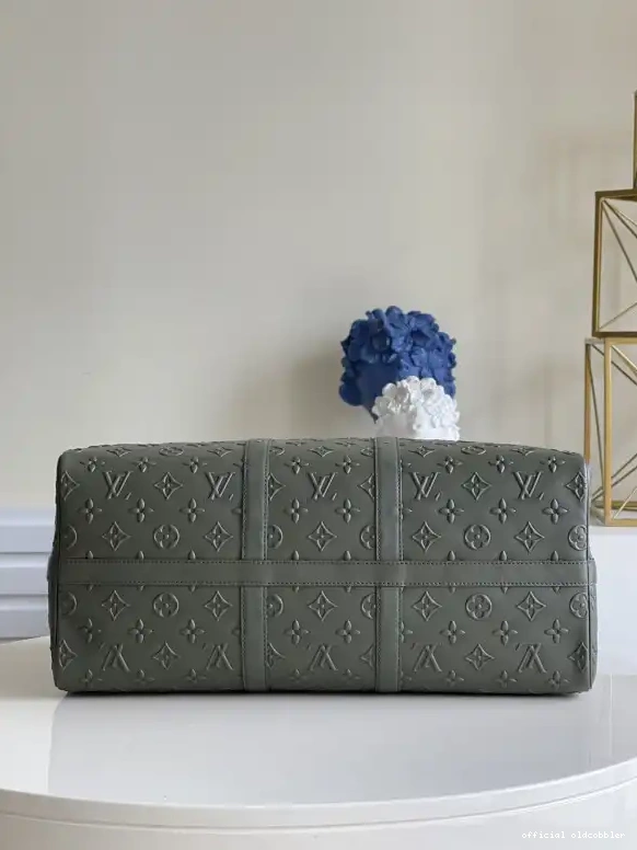 Official oldcobbler VUITTON BANDOULIÈRE LOUIS 50 KEEPALL 0514